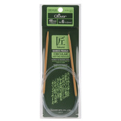 Size 6/4mm - Takumi Bamboo Circular Knitting Needles 48"