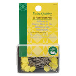 Size 32 50/Pkg - Dritz Quilting Flat Flower Pins