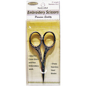 Gold Round Handle - Heirloom Embroidery Scissors 4"