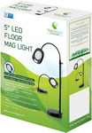 Black - Naturalight LED 5" Floor Magnifying Light