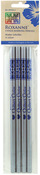 Silver - Water-Soluble Chalk Marking Pencils 4/Pkg