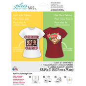 For Light & Dark Fabrics - Jolee's Easy Image Transfer Sheets 8.5"X11" 10/Pkg