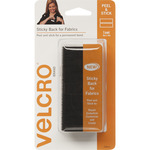 Black - VELCRO(R) Brand STICKY BACK For Fabric Tape 4"X6"