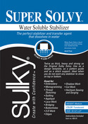 19.5"X36" - Super Solvy Water-Soluble Stabilizer