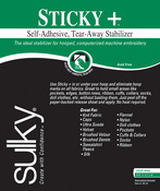 22.5"X36" - Sticky Self-Adhesive Tear-Away Stabilizer