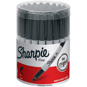 Sharpie Fine Black Canister 36/Pkg-