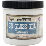 Transparent - Art Basics 3D Gloss Gel 16oz