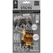 Faith Clear Stickers - Pocket Pages - Me & My Big Ideas