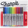 Assorted Colors - Sharpie Ultra Fine Permenent Markers Carded 12/Pkg