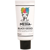 Black - Dina Wakley Media Gesso 2oz Tube