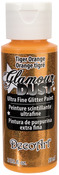 Tiger Orange - Glamour Dust Glitter Paint 2oz