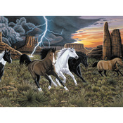 Thunder Run - Junior Large Paint By Number Kit 15.25"X11.25"