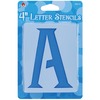 Genie Letter 4" - Mailbox Letter Stencils