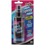 Black - Tulip Fabric Spray Paint 4oz