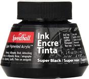 Black - Speedball Super Pigmented Acrylic Ink 2oz-