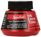 Scarlet Red - Speedball Super Pigmented Acrylic Ink