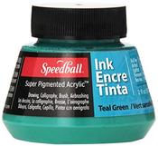Teal Green - Speedball Super Pigmented Acrylic Ink