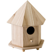 Wood Gazebo Birdhouse