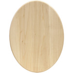 Basswood Oval Plaque - 11"X14"