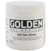 Golden Soft Gloss Gel Medium - 8oz