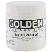 Golden Regular Gloss Gel Medium - 8oz