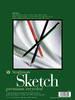 60lb 100 Sheets - Strathmore Premium Recycled Sketch Book 9"X12"