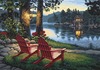 Adirondack Evening - Paint By Number Kit 20"X14"