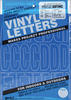Gothic/Blue - Permanent Adhesive Vinyl Letters and Numbers 3"
