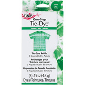 Green - Tulip One-Step Tie-Dye Refill .13oz 3/Pkg