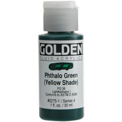 Phthalo Green/Yellow Shade - Golden Fluid Acrylic Paint 