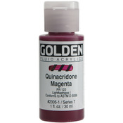 Quinacridone Magenta - Golden Fluid Acrylic Paint 