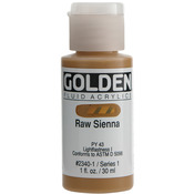 Raw Sienna - Golden Fluid Acrylic Paint 1oz