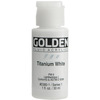 Titanium White - Golden Fluid Acrylic Paint 1oz