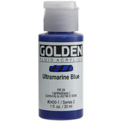 Ultramarine Blue - Golden Fluid Acrylic Paint 