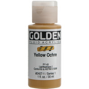 Yellow Ochre - Golden Fluid Acrylic Paint 1oz