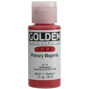 Primary Magenta - Golden Fluid Acrylic Paint 