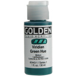 Historical Viridian Green Hue - Golden Fluid Acrylic Paint 1oz