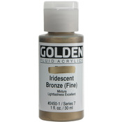 Iridescent Bronze - Golden Fluid Acrylic Paint 