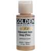 Iridescent Gold Deep - Golden Fluid Acrylic Paint 