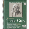 Gray 80lb 50 Sheets - Strathmore Toned Sketch Book 9"X12"