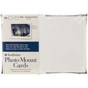 White Photomount - Strathmore Cards And Envelopes 5"X7" 50/Pkg