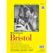 100lb 20 Sheets - Strathmore Vellum Bristol Paper Pad 14"X17"