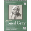 80lb Gray 24 Sheets - Strathmore Toned Sketch Paper Pad 11"X14"