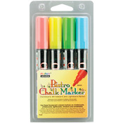 Fluorescent Blue, Red, Green and Yellow - Bistro Chalk Marker Set 4/Pkg