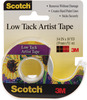 Scotch Low Tack Artist Tape .75"X10yd