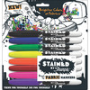 Assorted Colors - Stained By Sharpie Fabric Markers 8/Pkg