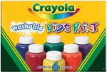 Crayola Washable Kid's Paint 2oz 6/Pkg-
