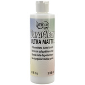 Americana Brush On Sealer/Finish 8oz Squeeze Bottle - DuraClear Ultra Matte Varn