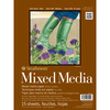 140lb 15 Sheets - Strathmore Mixed Media Paper Pad 9"X12"