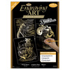 Gold-Grizzly Bears/Rams/Wolves - Foil Engraving Art Kit Value Pack 8.75"X11.5"